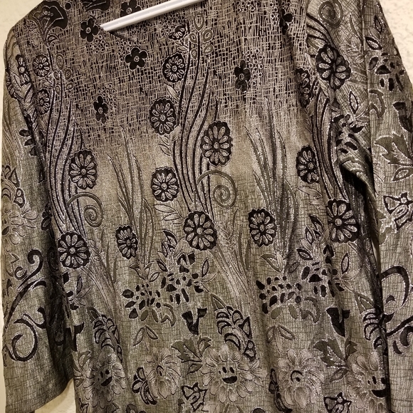 Vintage Glittery Blouse - Picture 3 of 4